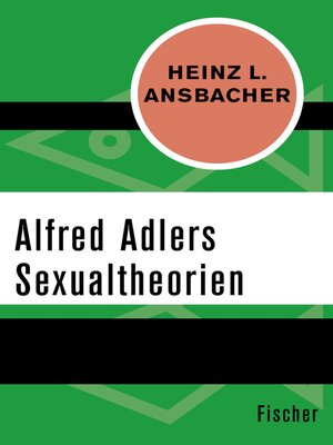 cover image of Alfred Adlers Sexualtheorien